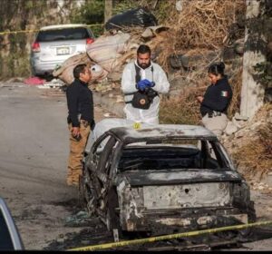 Hallan cadáver calcinado en el maletero de un auto incendiado cerca del Río Maipo en San Bernardo